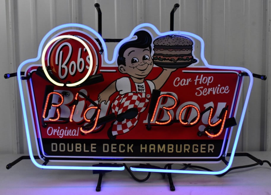 Big Boy Neon Advertising Fantasy Sign (1 of 4)