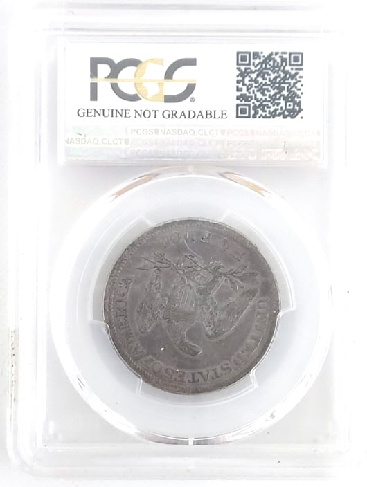 1858 U.S. Liberty Seated Half Dollar PCGS F Detail (1 of 2)