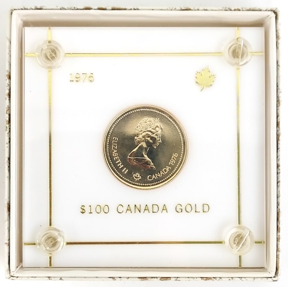 1976 Canada $100 Gold Olympic Coin (1 of 2)