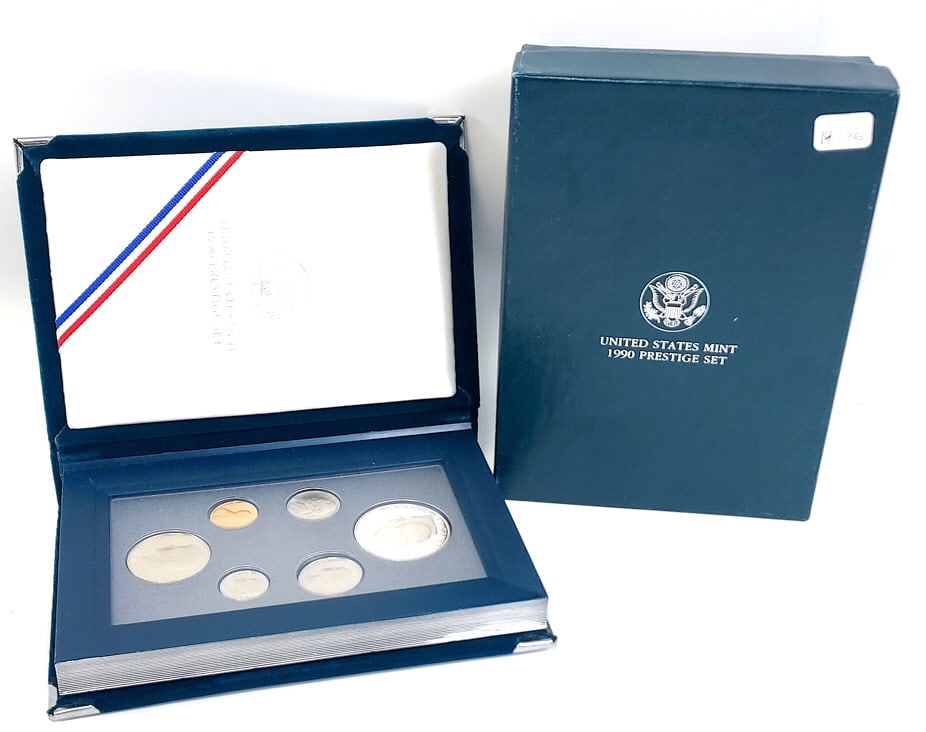 1990 U.S. Prestige Proof Set In Box (1 of 5)