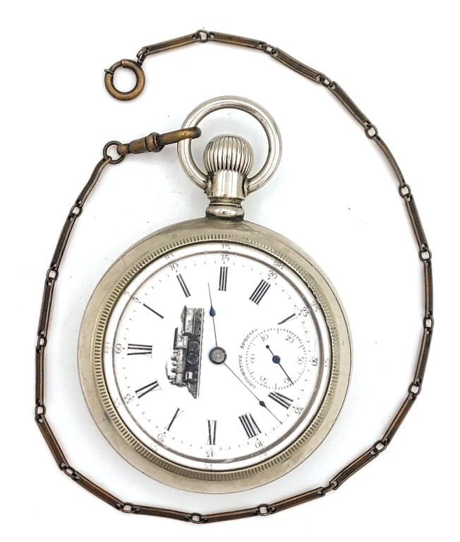 Locomotive Special Open Face Pocket Watch (1 of 6)