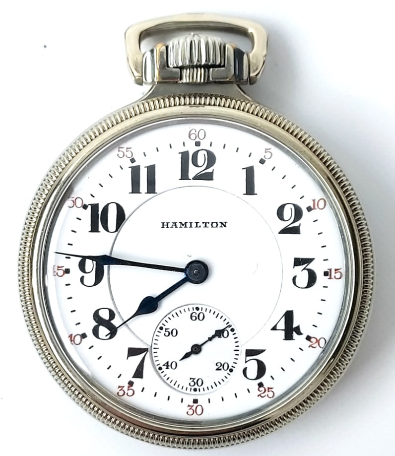 1924 Hamilton Grade 992 Open Face Pocket Watch (1 of 6)