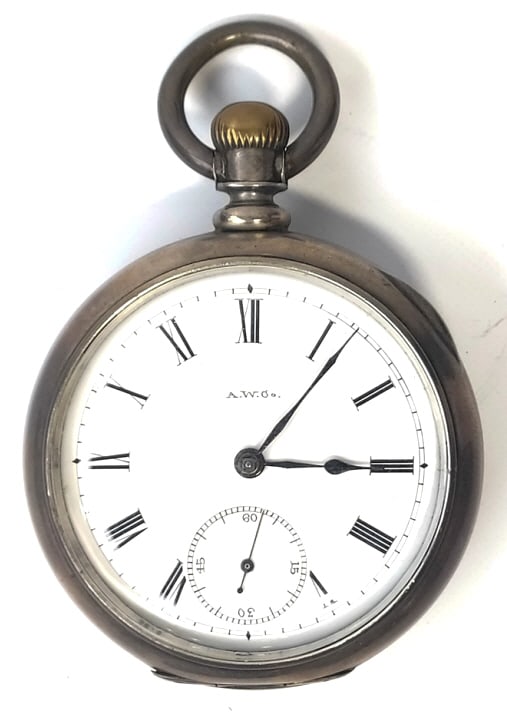 American Waltham Broadway Open Face Pocket Watch (1 of 7)