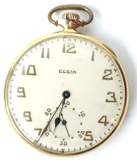 Elgin GM Wheeler Grade 452 Open Face Pocket Watch (1 of 7)