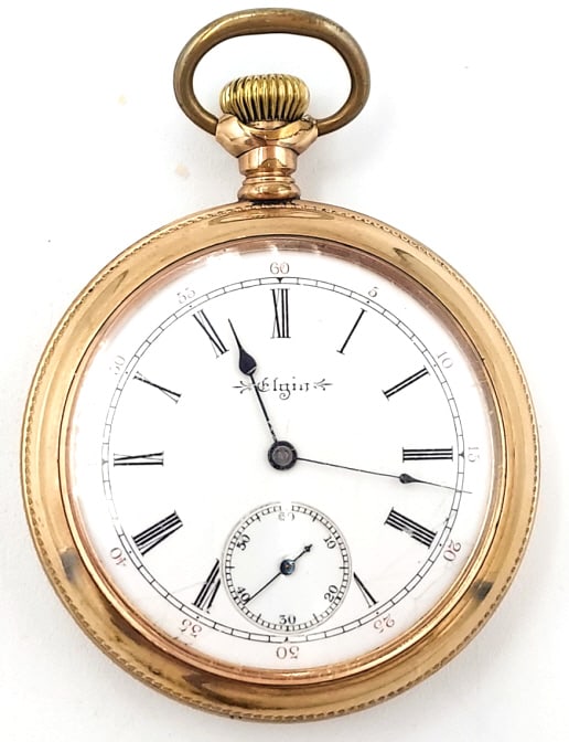 1902 Elgin Grade 211 Open Face Pocket Watch (1 of 5)