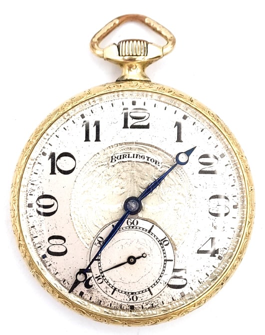 Illinois "Burlington" 275 Open Face Pocket Watch (1 of 5)