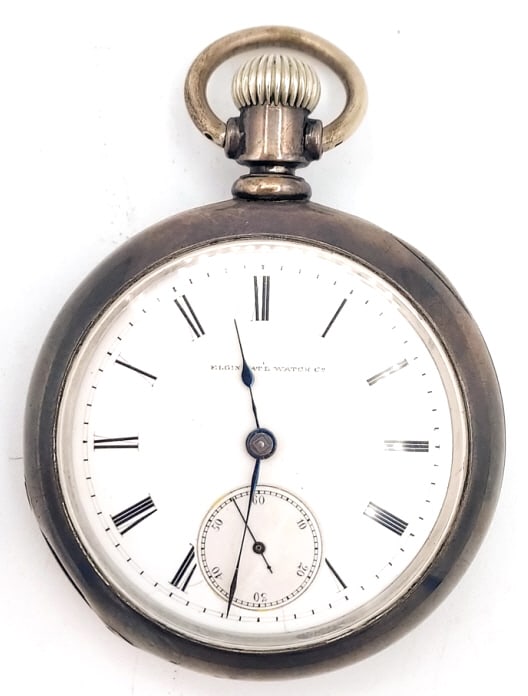 Elgin G.M. Wheeler Open Face Pocket Watch (1 of 6)