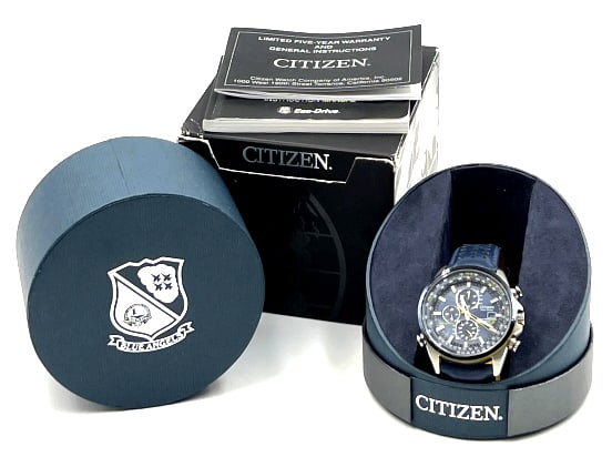Citizen Blue Angels World Eco-Drive Men's Watch (1 of 9)