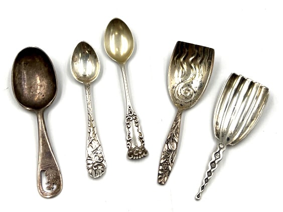 Sterling Silver Sugar Spoons (1 of 5)