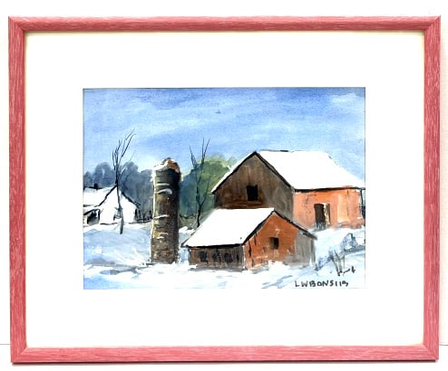 Louis W. Bonsib Original Landscape Watercolor (1 of 6)
