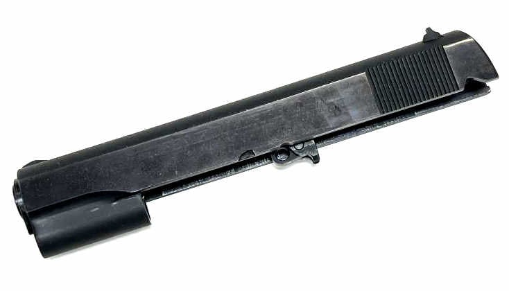 Colt MK IV / Series 70 .38 Super Auto Slide: Colt MK IV / Series 70 .38 Super Auto Slide. The Colt MK IV / Series 70 Slide is in very nice used condition. Slide reads Colt's Government Model. Government Model 38 Super Auto Caliber. Bore is very 