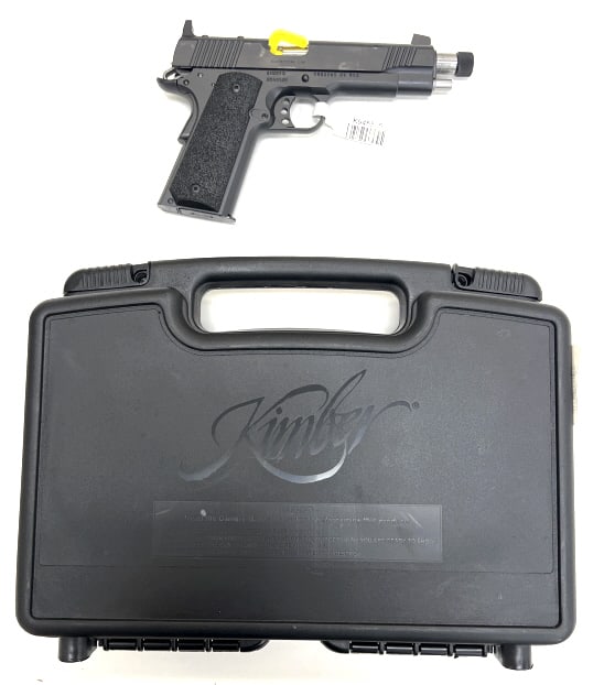 Kimber Custom LW .45 Auto Semi-Auto NIB: Kimber Custom LW .45 Auto Semi-Auto NIB. The Kimber Custome LW is brand new and never fired. Kimber Pistol comes in the original black hard plastic case. Barrel measures 5.5 inches in lengh. The Kimbe