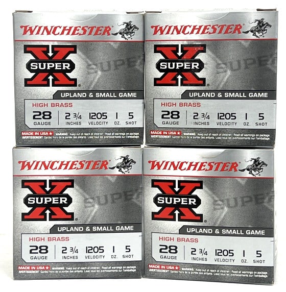 80 Winchester 28 Ga 2 3/4? 1 Oz 5 shot.: 80 Winchester 28 Ga 2 3/4" 1 Oz 5 Shot. Total Of 80 Shells Of New Factory 28 Ga New Factory Ammunition.