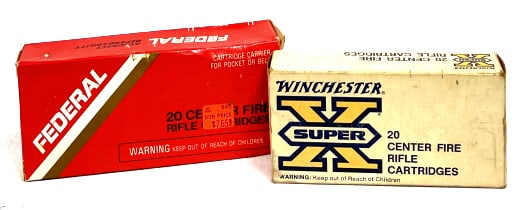28 Total Rounds Of 22-250 Ammunition: 28 Total Rounds Of 22-250 Ammunition By Federal And Winchester.