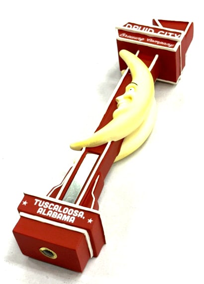 Druid City Brewing Co. Beer Tap: Druid City Brewing Co. Beer Tap. This Tap Was Made For Druid City Brewing Company In Tuscaloosa, Alabama. This Tap Is In Excellent Condition and Comes In The Original Box. Measurements Are 11 1/4" x 2