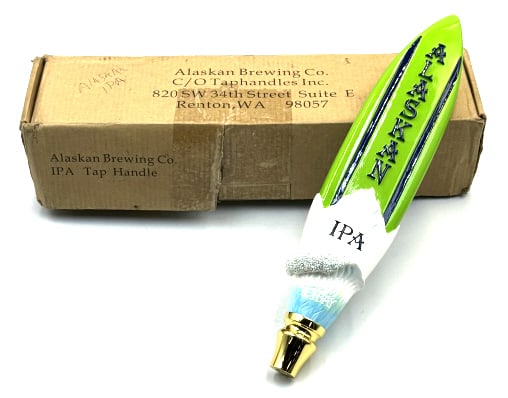 Alaskan IPA Icy Bay Beer Tap w/Box: Alaskan IPA Icy Bay Beer Tap w/Box. This Alaskan IPA Icy Bay Beer Tap Is New In The Box and In Excellent Condition