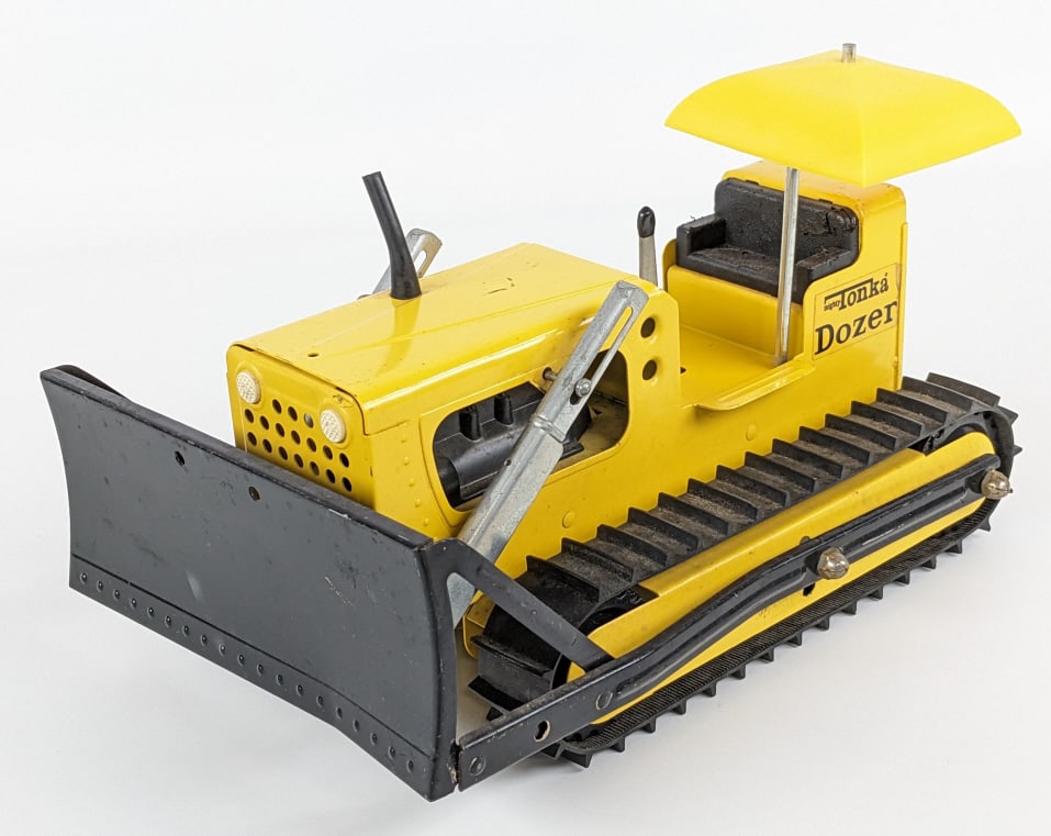 その他 TONKA mighty-tonka dozer No.3906 Tonka Mighty Bulldozer In Tin And Plastic Brand New Vintage