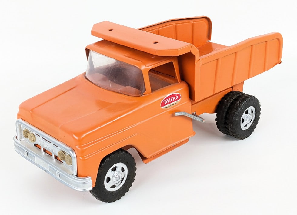 Restored Orange Tonka Dump Truck (1 of 9)