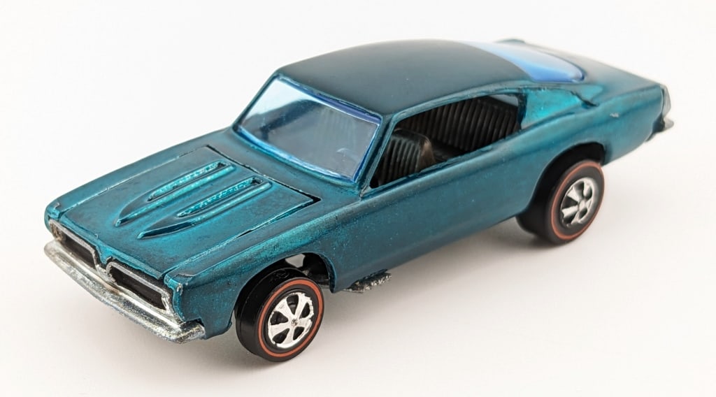 Hot Wheels Redline Aqua Custom Barracuda (1 of 8)