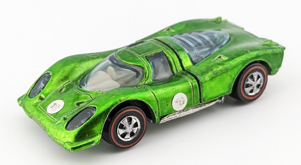 Hot Wheels Redline Light Green Porsche 917 - U.S. (1 of 8)