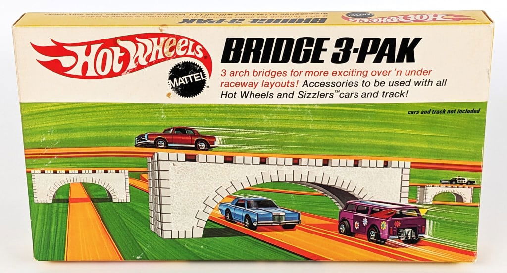 Vintage Hot Wheels Bridge 3-Pak - Sealed Box (1 of 6)