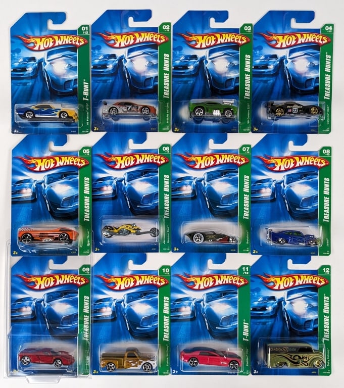 2007 Hot Wheels Treasure Hunt Set w Dairy Delivery (1 of 8)