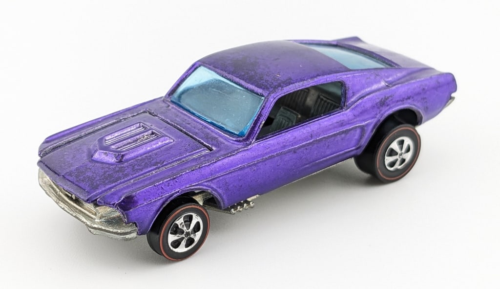 Hot Wheels Redline Purple Custom Mustang - HK (1 of 8)