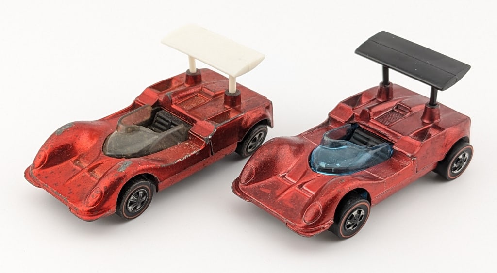 (2) Hot Wheels Redline Orange & Red Chaparral 2G (1 of 15)