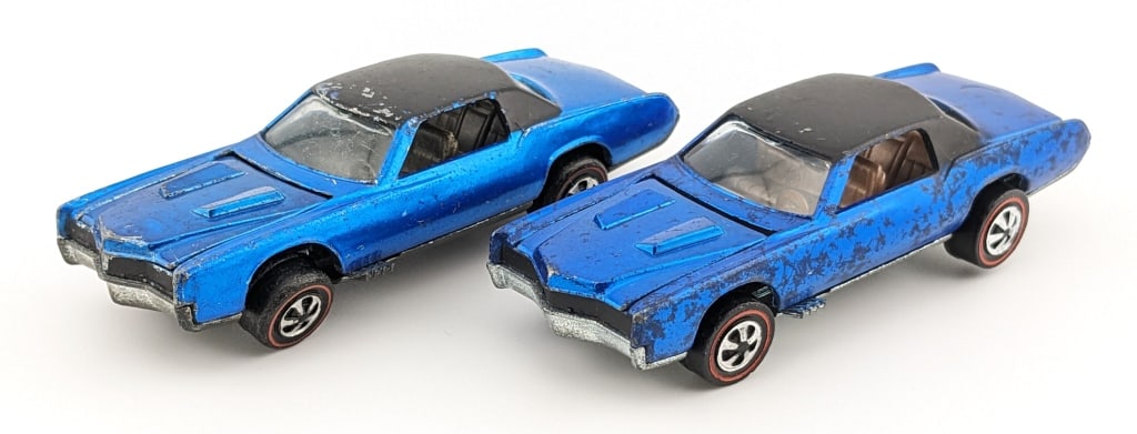 (2) Hot Wheels Redline Blue Custom Eldorado (1 of 15)