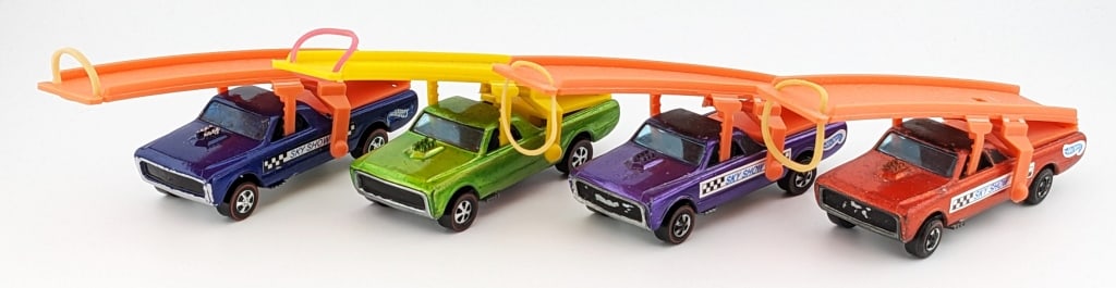 (4) Hot Wheels Redline Custom Fleetside Sky Show (1 of 20)