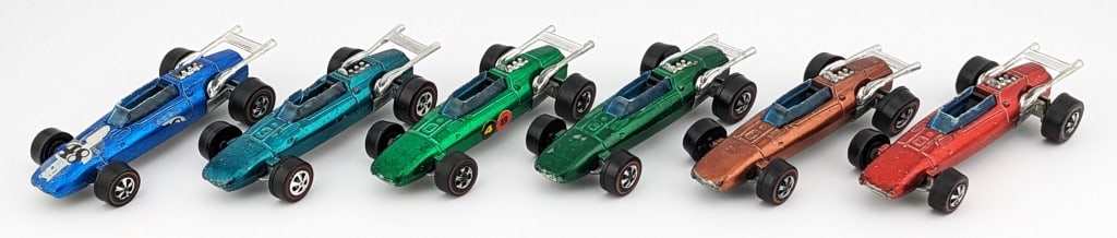 (6) Hot Wheels Redline Indy Eagle Racers (1 of 13)