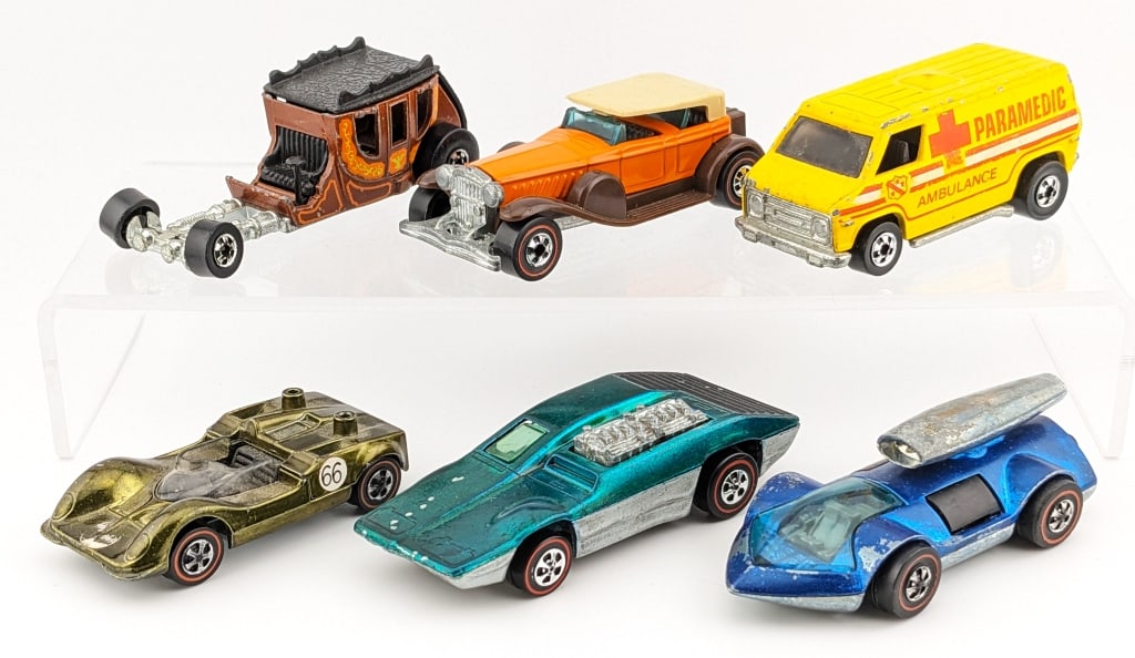 (6) Hot Wheels Redline / Blackwall Era Cars (1 of 19)