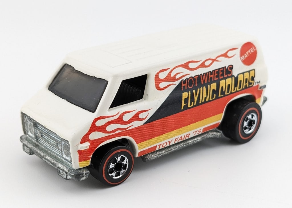 Restored Hot Wheels Redline White Toy Fair Van (1 of 7)
