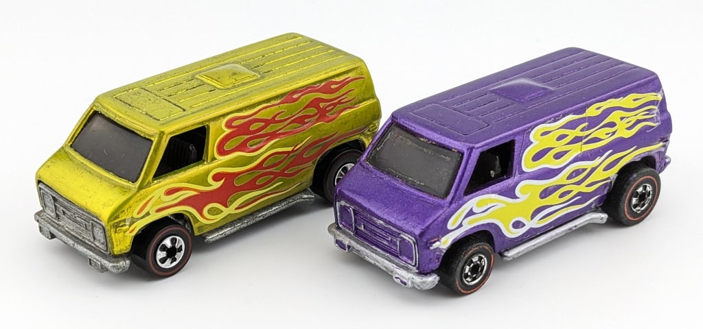 (2) Custom Restored Hot Wheels Redline Super Van (1 of 13)
