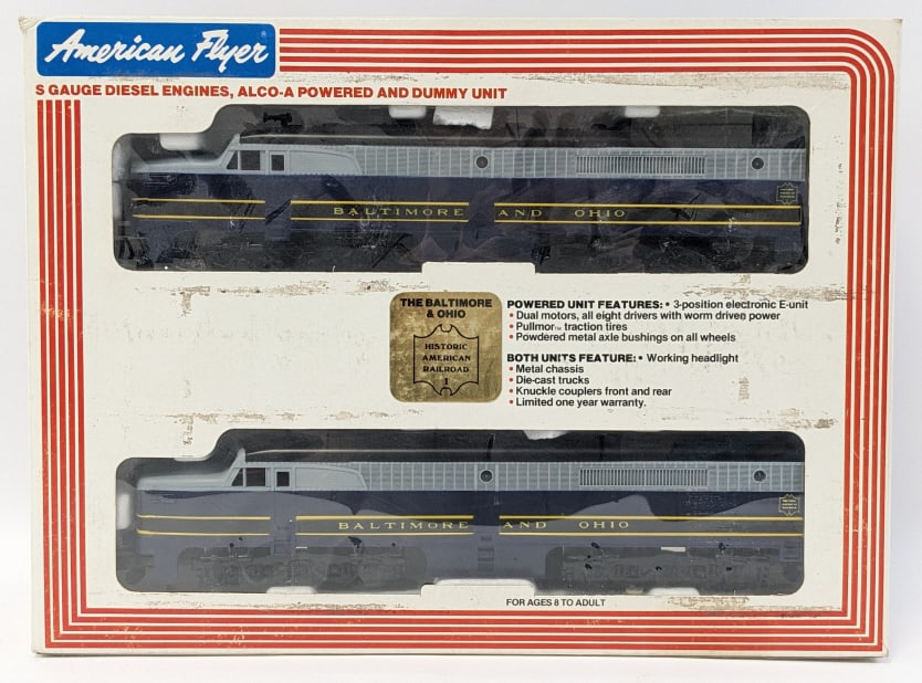 American Flyer Baltimore & Ohio Powered & Dummy (1 of 4)