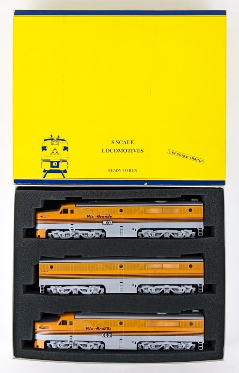 American Models D&RGW Alco PA-1 A-B-A Loco Set (1 of 8)