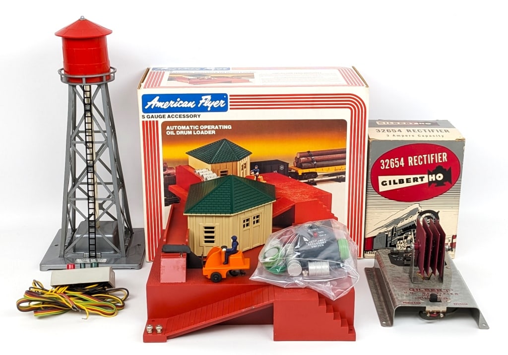 Lionel Operating Oil Drum Gilbert Rectifier & More (1 of 13)