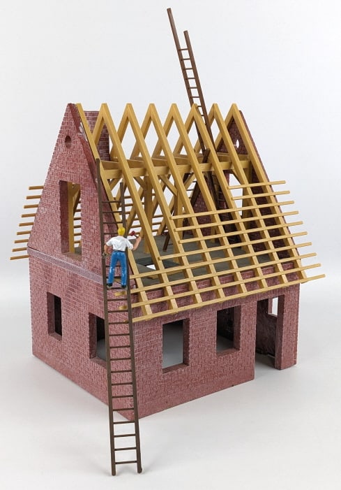 Pola G Scale House Under Construction (1 of 5)