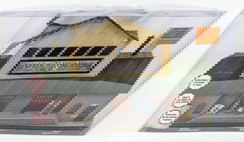 Menards O Scale Gamer & Thrones Building (1 of 5)