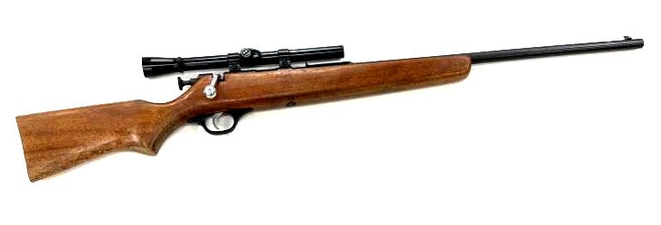 Sears Model 41-103 .22 S-L-LR Bolt Action Rifle: Sears Model 41-103 .22 S-L-LR Bolt Action Rifle. The Sears Roebuck and Co Model 41-103 is in nice used condition. Barrel measures 22 inches in length. Should be noted that the stock has been cut and i