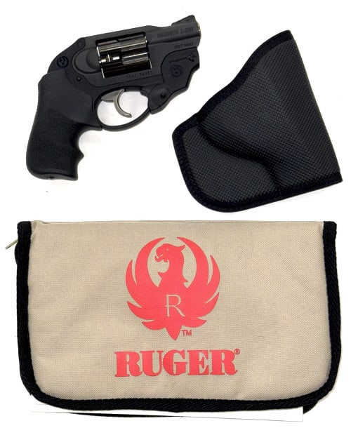 Ruger LCR .357 Magnum Revolver in Case: Ruger LCR .357 Magnum Revolver in Case. The Ruger LCR is in new condition. This is a 5-shot revolver. Barrel measures 1.75 inches in length. Revolver obtains a Laser Max red dot sight. Ruger comes in 