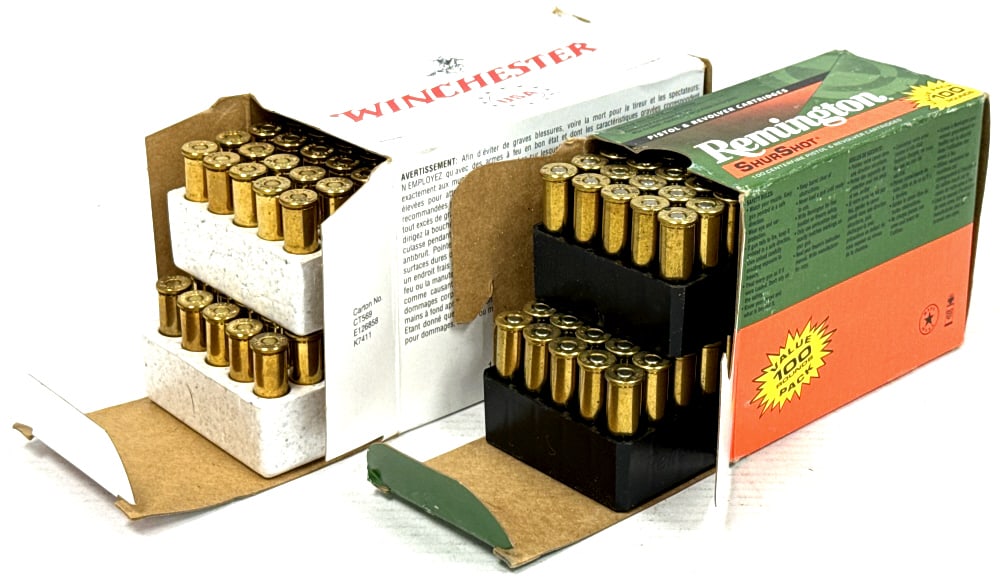 200 Rds Winchester & Remington .38 Spl Ammo: 200 Rds Winchester & Remington .38 Spl Ammo. 100 Rounds of Remington Shur Shot 38 Special 130 grain. 100 Rounds Winchester 38 Spl 130 grain.