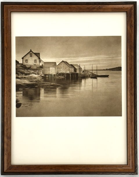 1937 Adolf Fassbender "Tranquillity" Gravure: 1937 Sheet-fed Gravure by artist Adolf Fassbender. The gravure print is titled "Tranquillity" and is in nice condition. Gravure measures 10-1/2" across x 8" tall, overall 13-1/4" across x 17" tall.