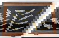 2006 Case XX Rattlesnake Bone Knife Set