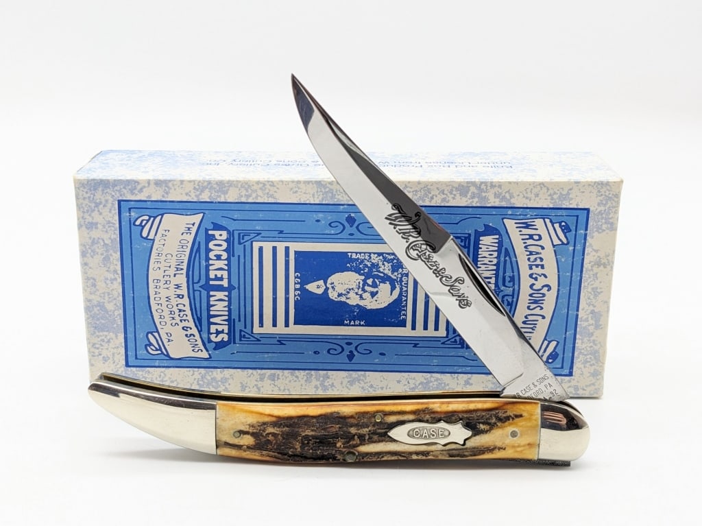 1992 Case XX Classic Stag Large Toothpick Knife 1 of 175 (1 of 4)