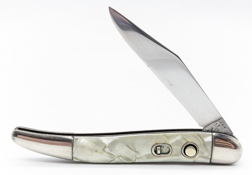 Hammer Brand Faux Pearl Switchblade Toothpick (1 of 4)