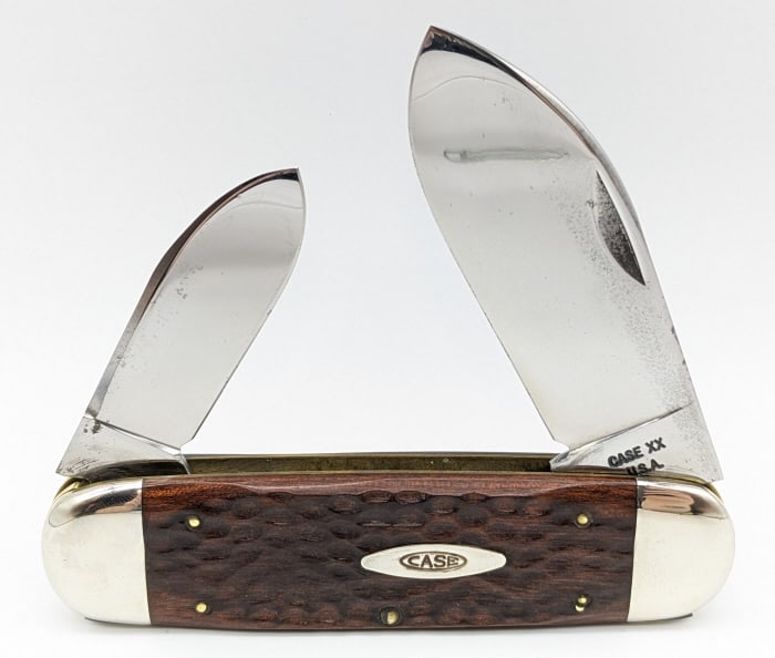 1965-69 Case XX Wood Elephant Toe Knife 6250 (1 of 4)