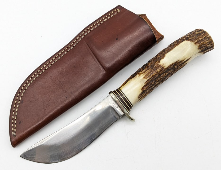 Custom Morseth Cascade Skinner Knife w/ Sheath (1 of 6)