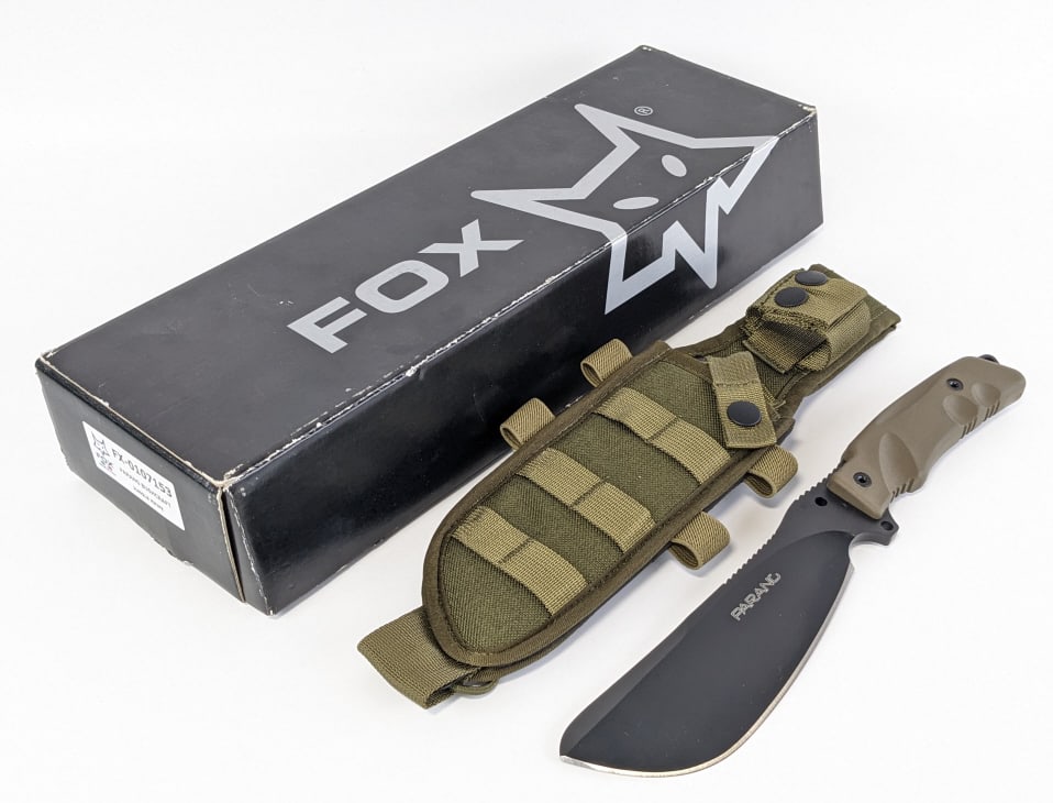 Fox Knives Parang Bushcraft Knife w/ Box & Kit (1 of 6)