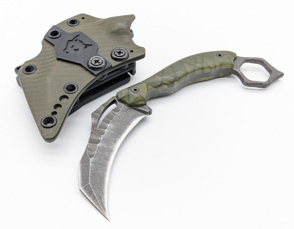 Charles de Buyer Opus Knive Custom Combat Karambit (1 of 6)